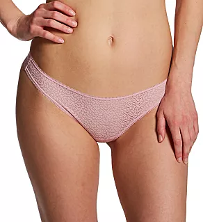 Modern Lace Thong Bleached Mauve XL