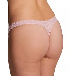 Modern Lace Thong Bleached Mauve XL