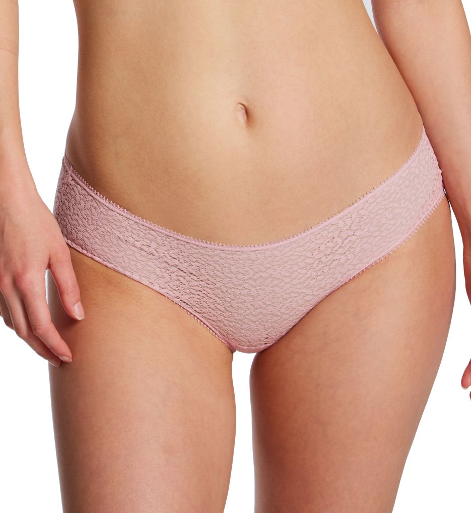 DKNY Women's Modern Lace Hipster Panty in Pink | Size Small | HerRoom.com