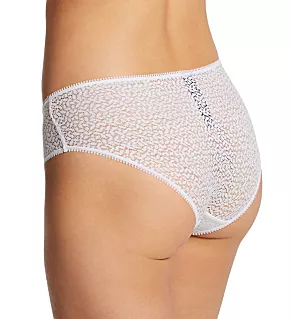 Modern Lace Hipster Panty Poplin White S
