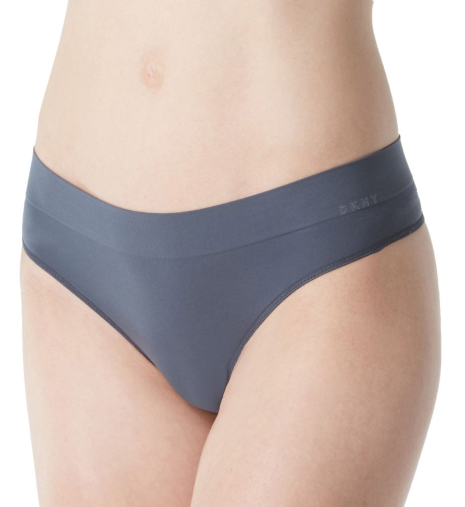 DKNY (2032627): DKNY DK5016 Seamless Litewear Thong (Graphite XL)