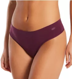 Seamless Litewear Thong Grape Wine S