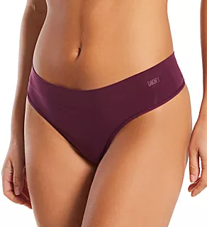 Seamless Litewear Thong Grape Wine S