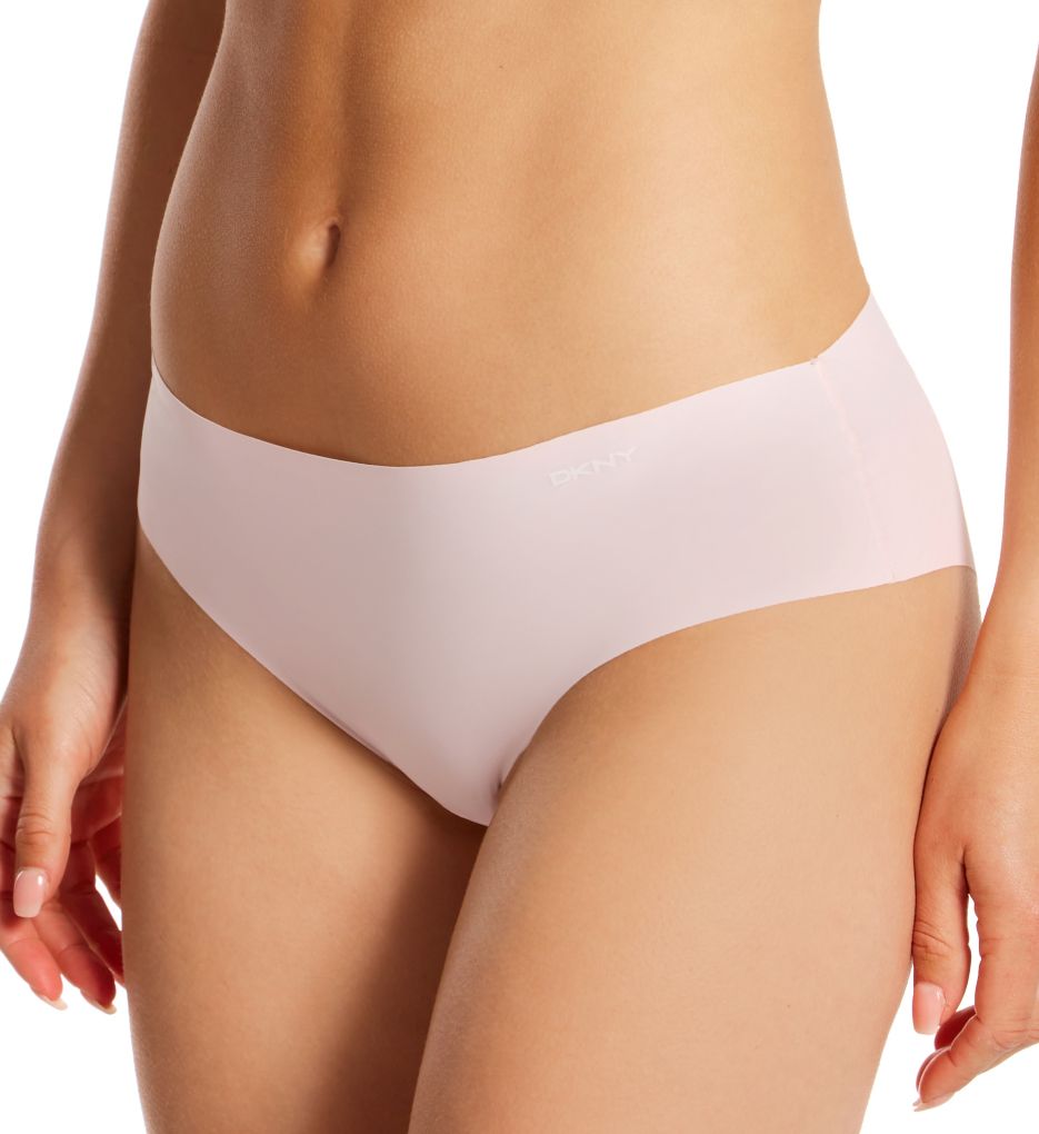 DKNY Women's Litewear Cut Anywhere Hipster Panty in Pink | Size Small | HerRoom.com