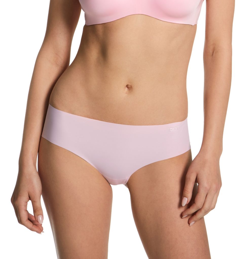 DKNY Women's Litewear Cut Anywhere Hipster Panty in Pink Mist | Size XL | HerRoom.com