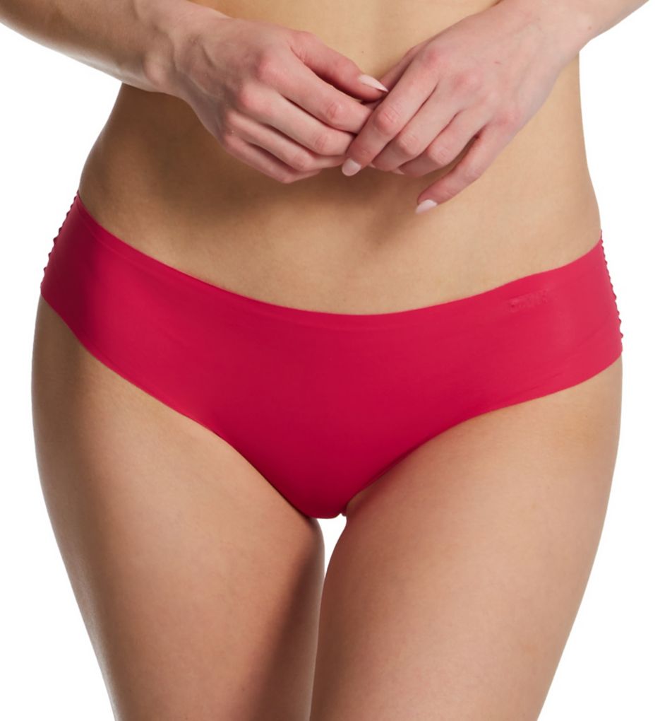 DKNY Women's Litewear Cut Anywhere Hipster Panty in Pink | Size XL | HerRoom.com