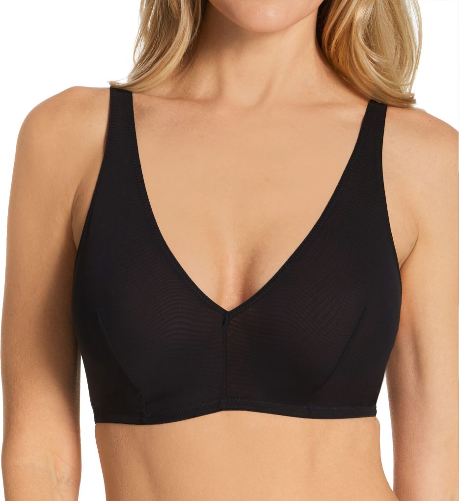 DKNY seamless bra top with mesh back