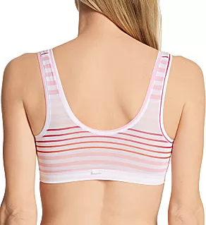 Modal Wireless Bralette Sorbet Stripe S