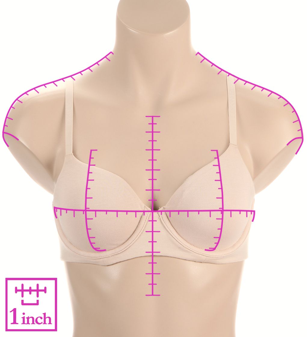 DKNY Cotton Modal Unlined Bra DK7402 - Image 3