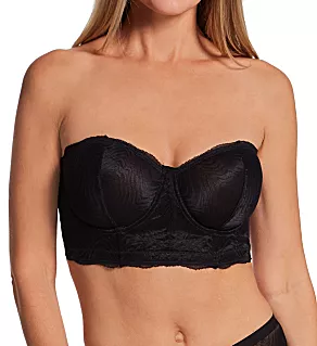 Wave Lace Bustier Black 34B