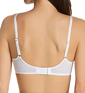 Monogram Mesh Full Coverage Underwire Bra Poplin White 32A