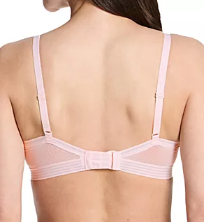 Sheer Stripe Triangle Bralette Rosewater S
