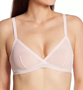 Point D'Espirit Bralette Pearly Pink XL