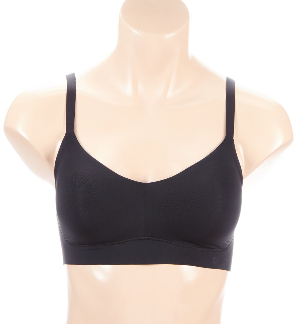 DKNY Smooth Essentials Smoothing Support Bralette Black XL  - Image 1