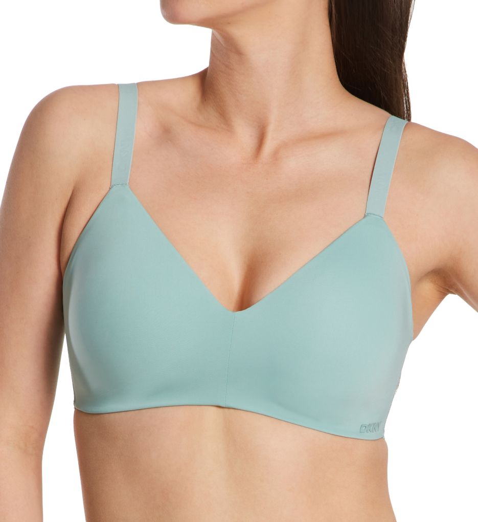DKNY Women's Active Comfort Wireless Bra in Blue Surf | Size 38C | HerRoom.com