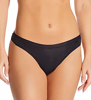 Modal Thong Panty Black M