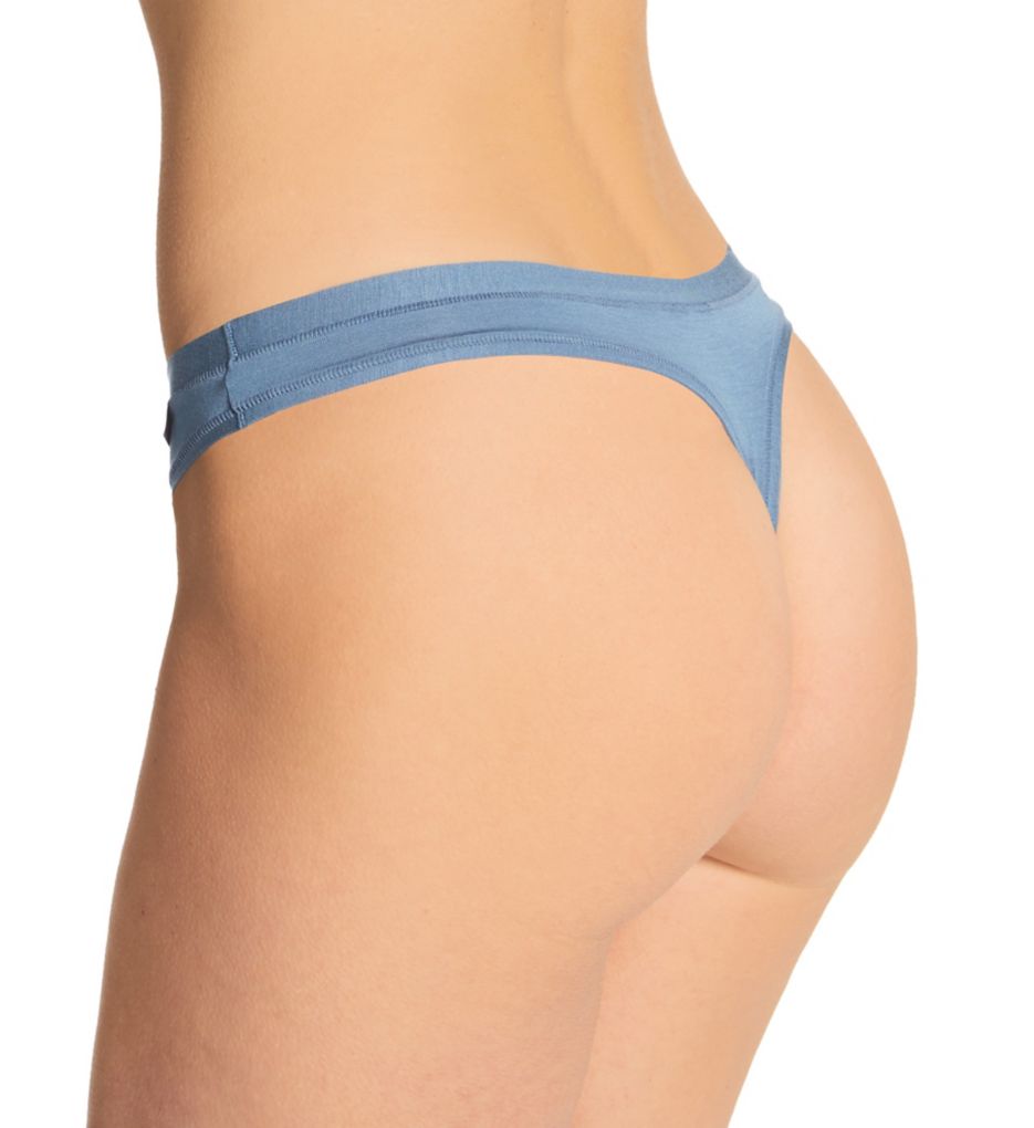 DKNY Modal Thong Panty Vintage Blue XL  - Image 2