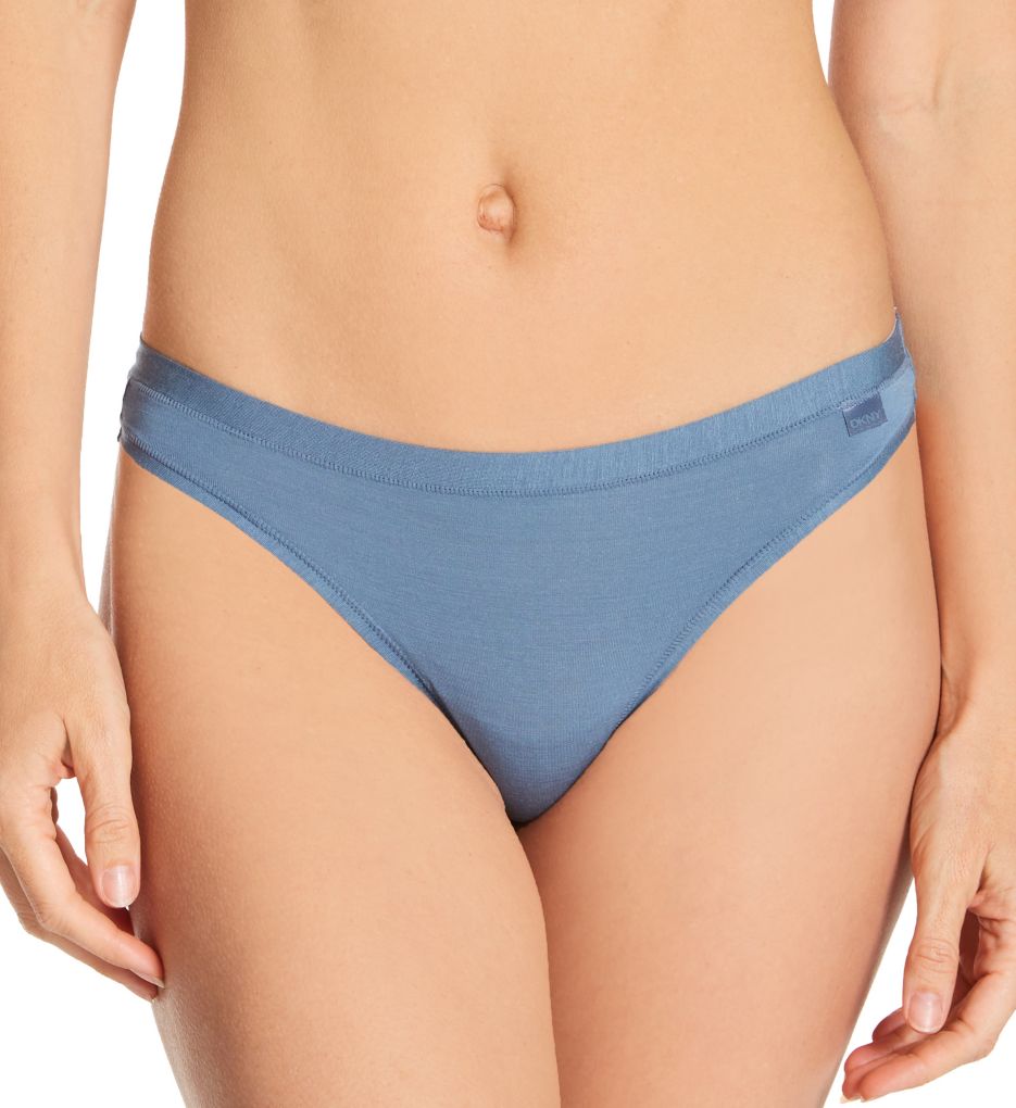 DKNY Modal Thong Panty Vintage Blue XL  - Image 1