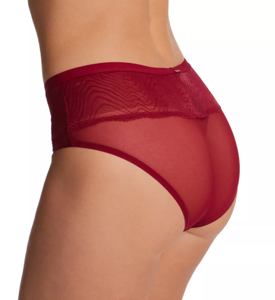 Wave Lace Hipster Panty Garnet S