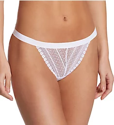 Lace Thong Panty White S