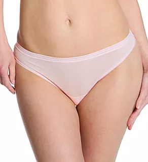 Sheer Stripe Thong Panty - 3 Pack