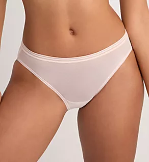 Sheer Stripe Bikini Brief Panty - 3 Pack