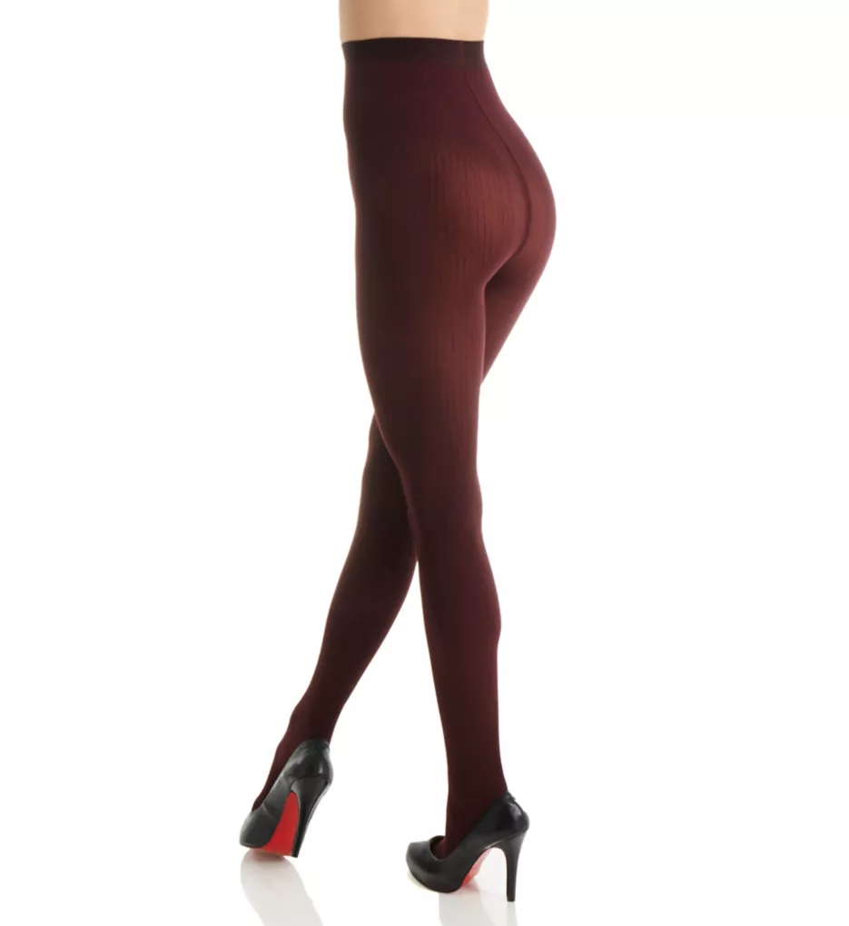 DKNY Shiraz Wine Red Opaque Control Top Tights (412) - MSRP $14.50