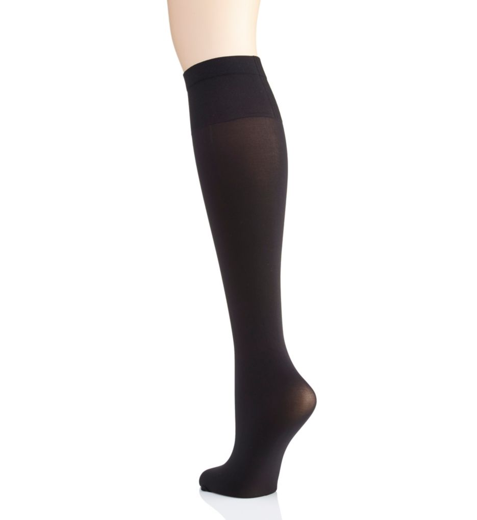 Rib Opaque Knee High - 2 Pack