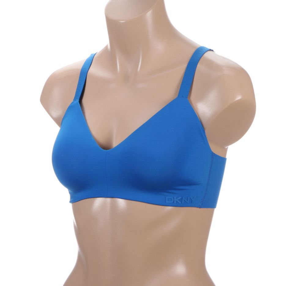 34B DKNY Fusion Energy Zip Front Wirefree Perfect Coverage Sports Bra 856001