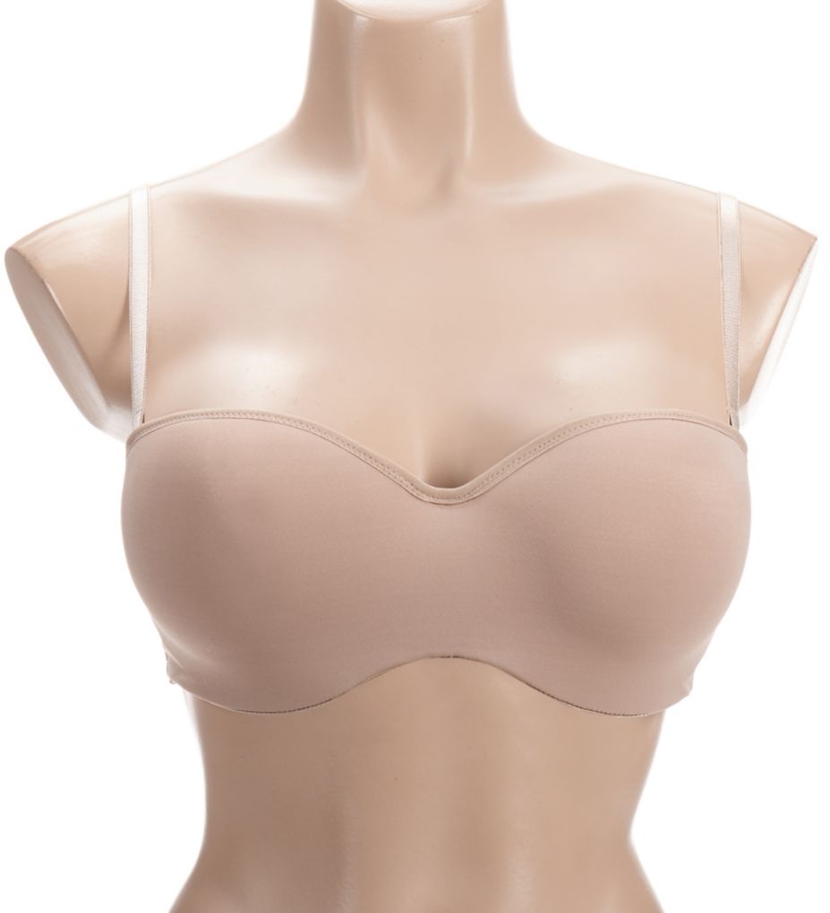 Oceane Seamless Molded Convertible Strapless Bra Black 34B by Dominique