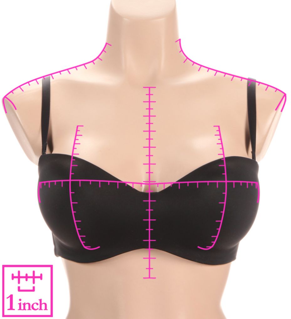 Dominique Bella Seamless Hidden Wire Strapless Bra 3600 - Image 3