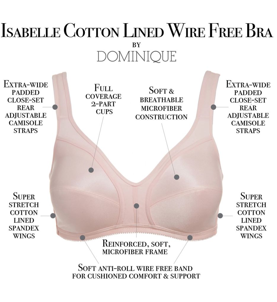 Dominique Isabelle Cotton Lined Soft Cup Bra 5316 - Image 4