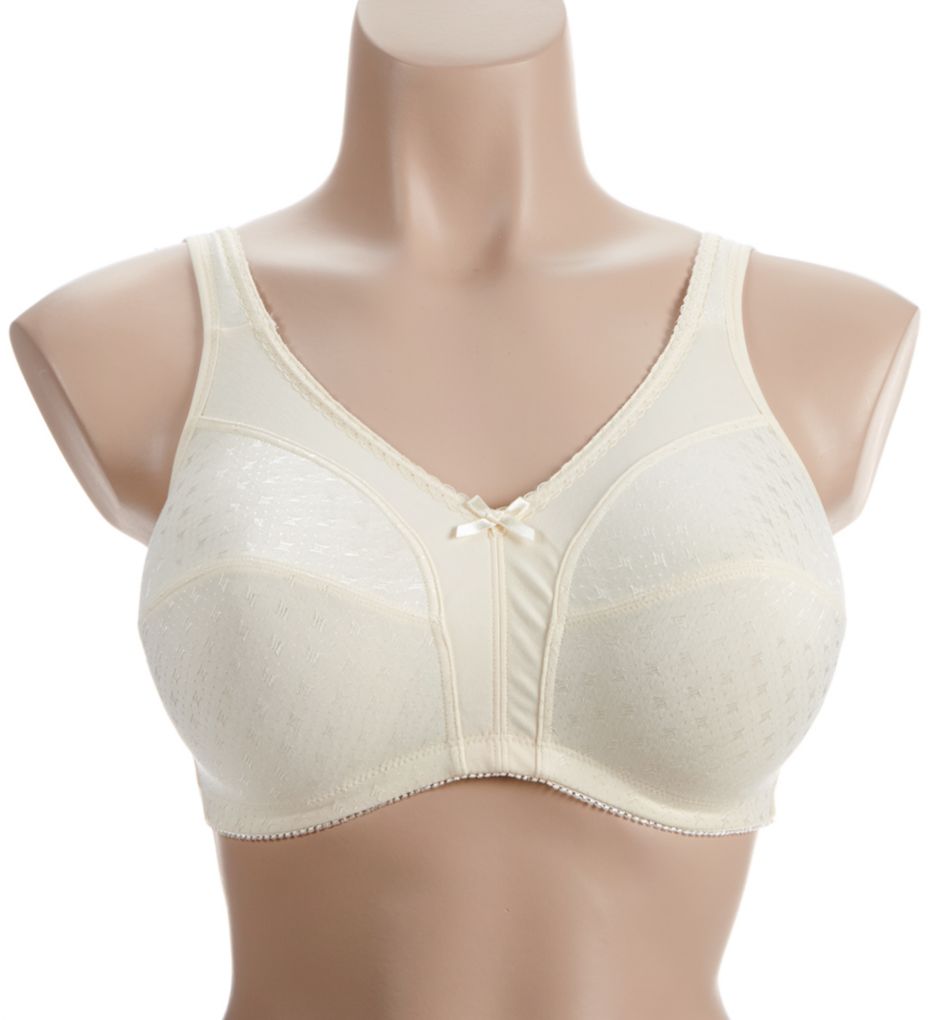 Women's Carnival 660 Full Figure Cotton Lined Soft Cup Bra (Champagne 34DDD)  