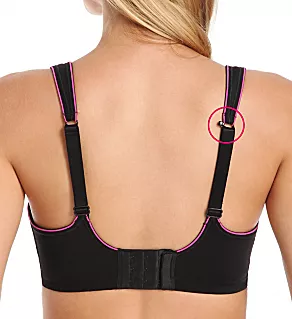 Zoe Pro Max Support Sports Bra Black 32B