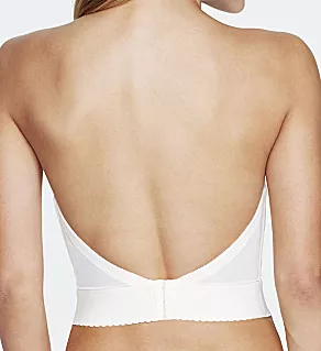 Noemi Strapless Lowback Longline Bra Ivory 32A