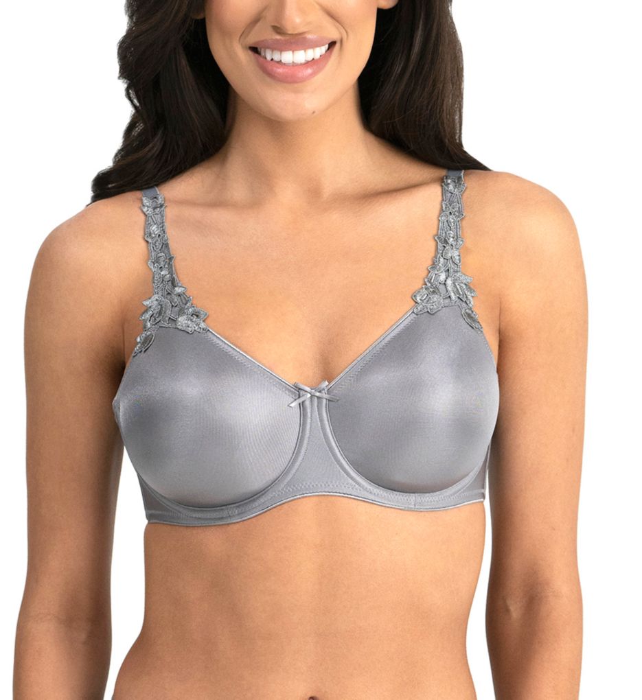 DOMINIQUE Women's Comfort Fit Seamless Minimizer Bra - Full Coverage  Underwire, Color: Black, Size: 32, Cup: DD/E (7000-BLK-32DD/E)