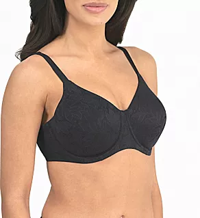 Jacqueline Jacquard Lace Minimizer Bra Black 32B