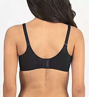 Jacqueline Jacquard Lace Minimizer Bra Black 32B