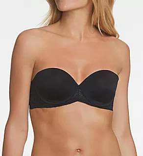 Tessa Lace Strapless Convertible Bra Black 32B