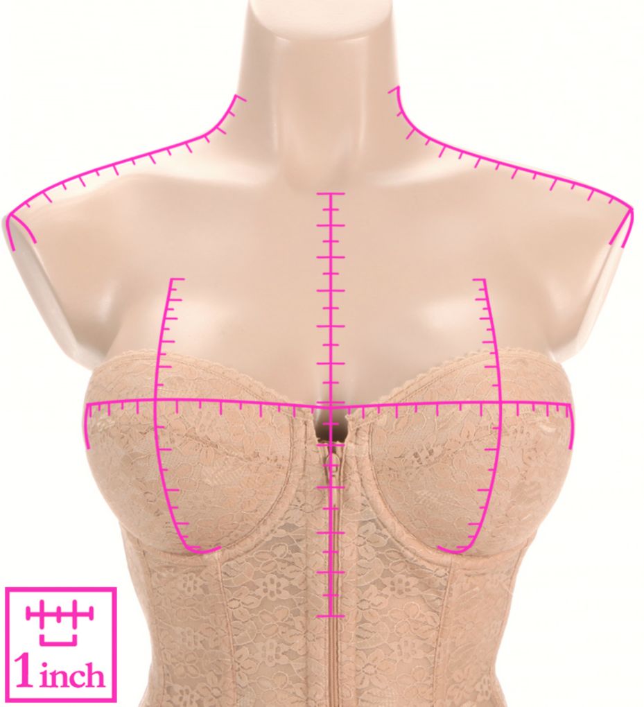 Dominique Francesa Front Closure Longline Bra 8249 - Image 3