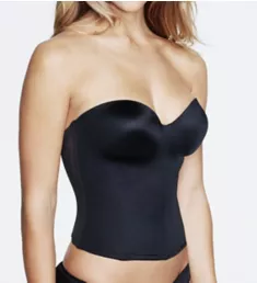 Ariel Hidden Underwire Longline Bra Black 32DD