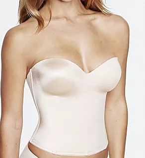 Ariel Hidden Underwire Longline Bra Nude 32DD