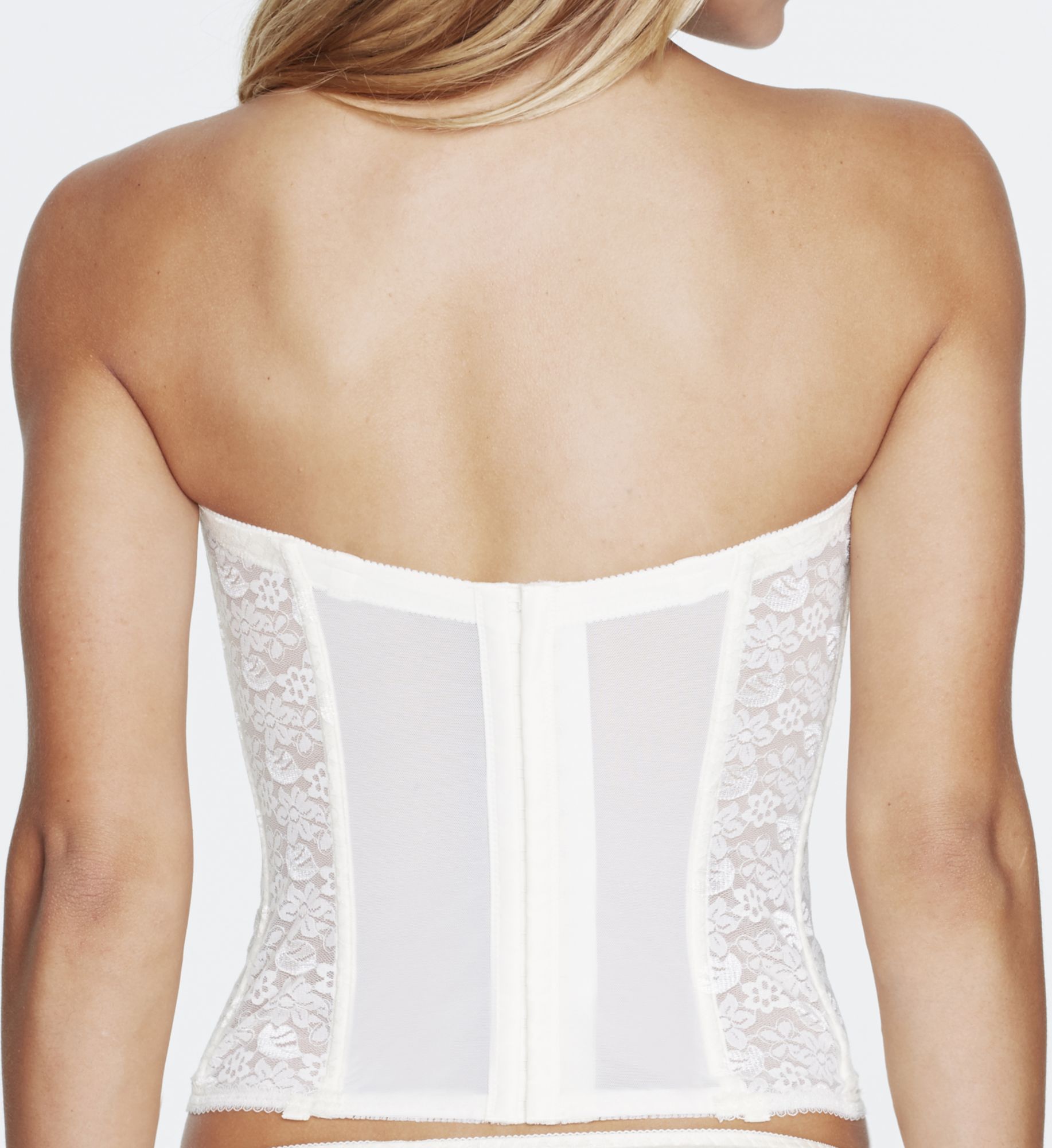 Dominique Colette Lace Corset Bridal Longline Bra Ivory 46D  - Image 2