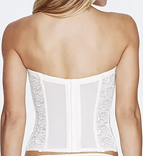 Colette Lace Corset Bridal Longline Bra Ivory 32A