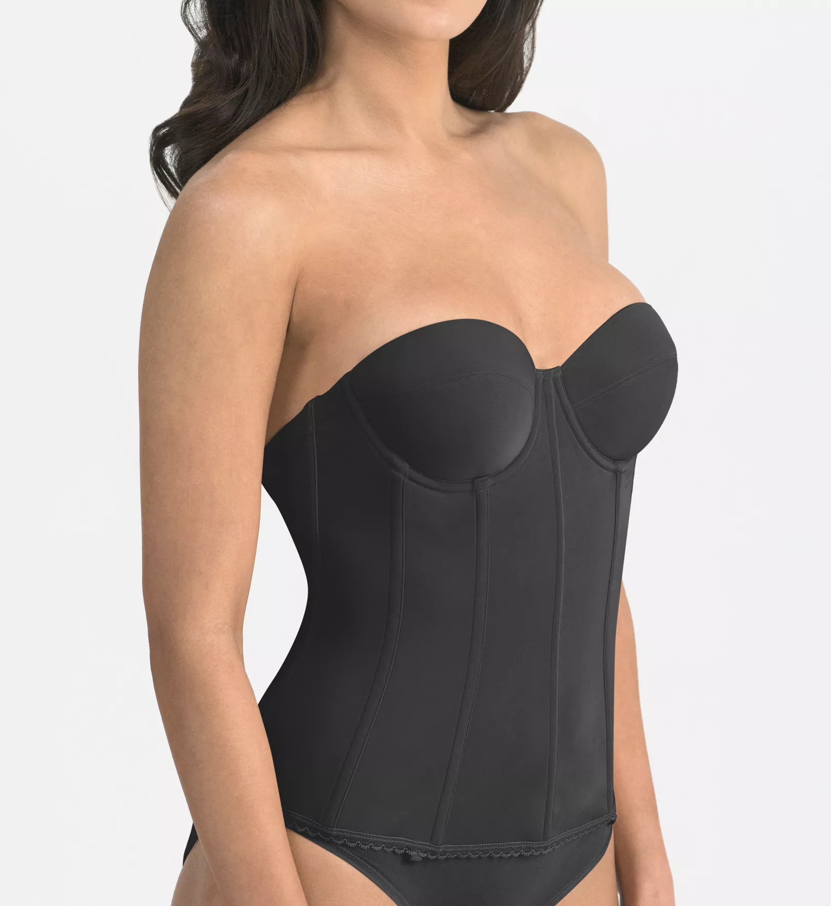 Fiona Longline Bra - Black main image 0