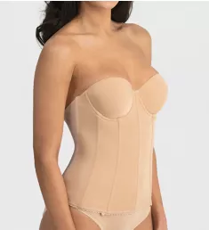 Brienna Low Back Microfiber Longline Bra