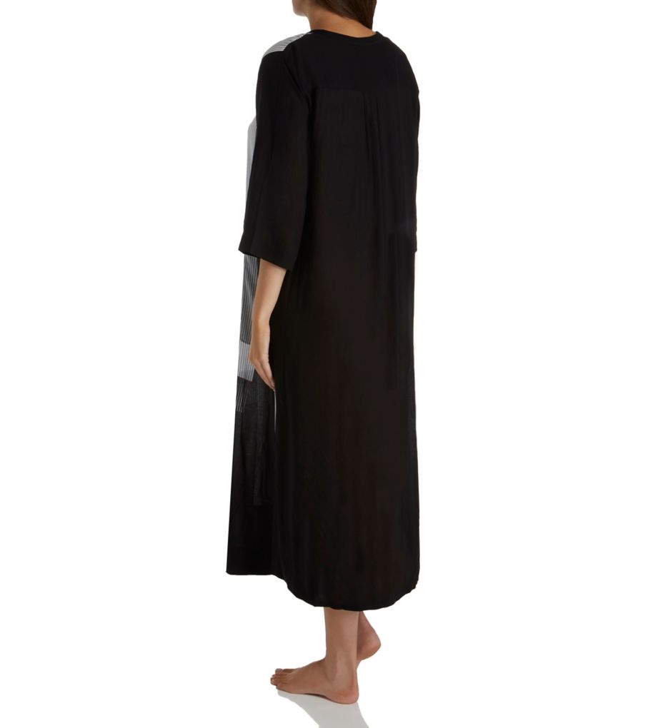 Black Stripe Maxi Sleepshirt