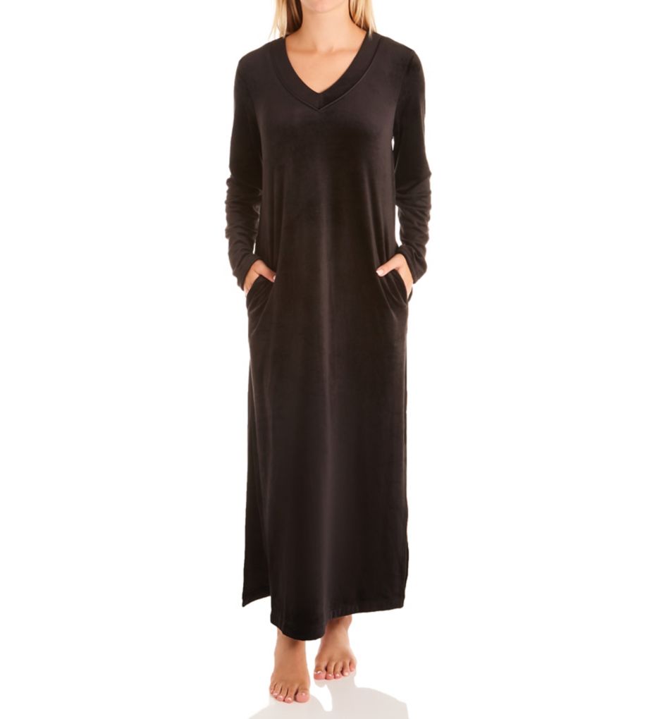 Casual Luxe Maxi Sleepshirt Lounger-fs