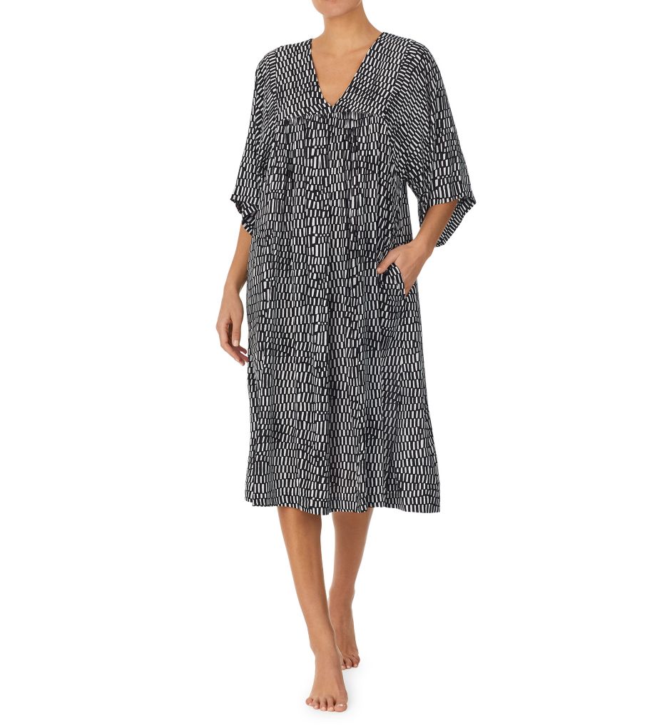 Refined Arts Abstract Print Midi Sleepshirt-fs