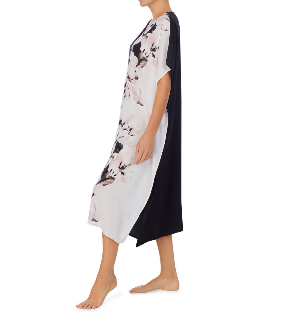 Black and White Maxi Sleepshirt-fs